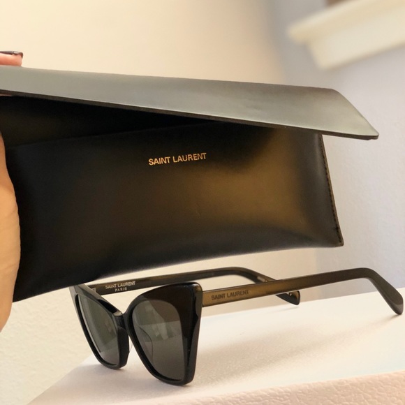 YSL, Saint Laurent SL244 001 Black Sunglasses - Picture 2 of 7